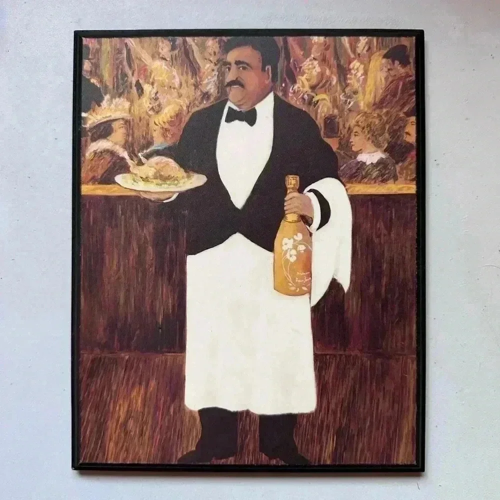 Unique Decorative Wall Hanging Waiter Resturant Kitchen - Picture 1 of 6